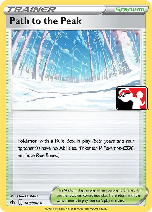 Chilling Reign Path To The Peak [Prize-Pack] Pokémon card
